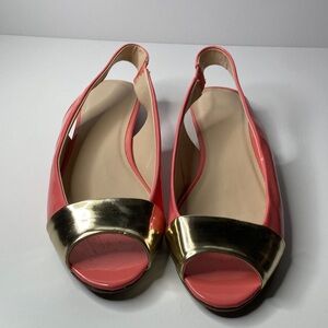 Avon Peach and Gold Women's Sandals